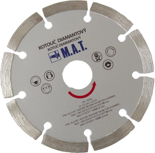Diamond Cutting Disc 150 mm, Segmented