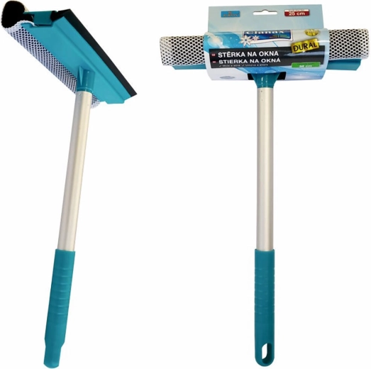 Logu tīrītājs ar porolonu un gumiju 25 cm ar 38 cm kātu