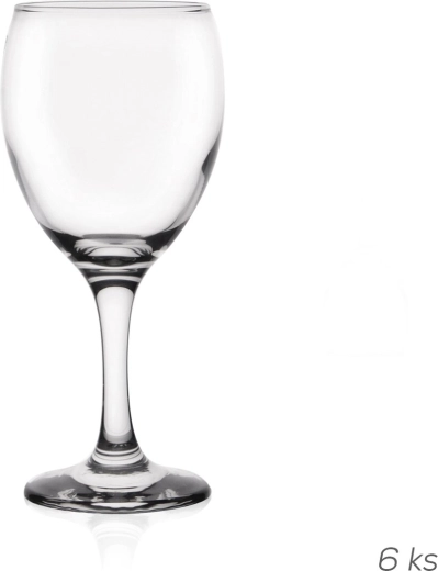 Vīna glāzes Empire 340 ml (6 gab.)