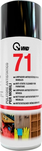 Antistatic furniture cleaning and care spray