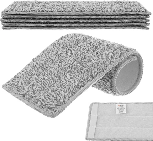 Rezerves uzgaļu komplekts plakanajai mopai 33 × 12 cm, 5 gab. RUHHY