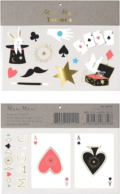Mazgājamu tetovējumu komplekts Abrakadabra MERI MERI