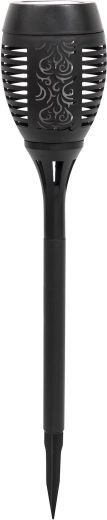 Saules dārza lampa ar liesmas efektu, 10 LED, 40 cm, IP44