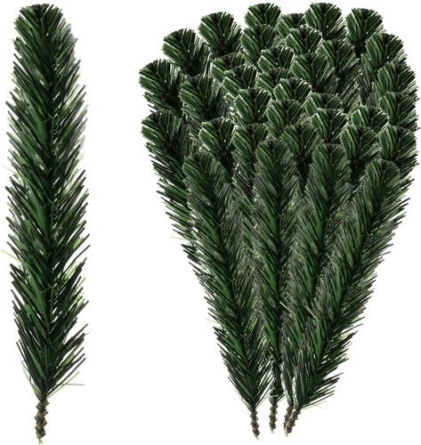 Sintētiskas egles zariņi 29 cm – iepakojumā 40 gab.