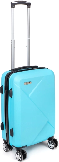 Ceļojumu cietā korpusa koferis ABS 37 l, 20" gaiši zils