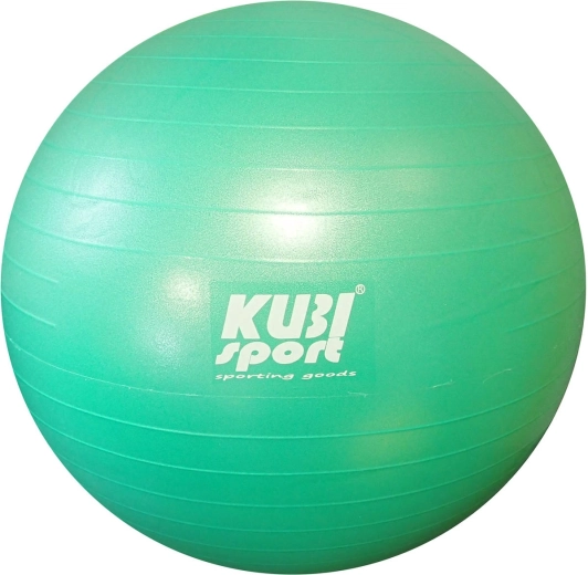 Kubisport vingrošanas bumba zaļa 75 cm līdz 150 kg