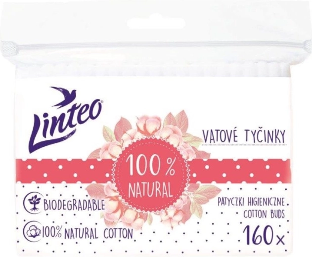 Linteo papīra vates kociņi 100% natural 160 gab.