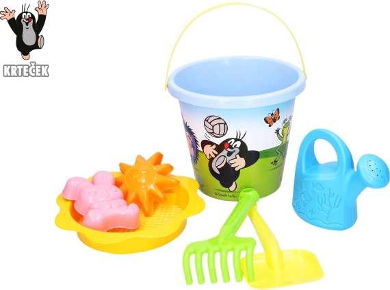 Smilšu komplekts Kurmis liels 3,5 l zils