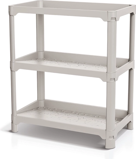 Apavu plaukts NUBBY RACK, gaiši brūns