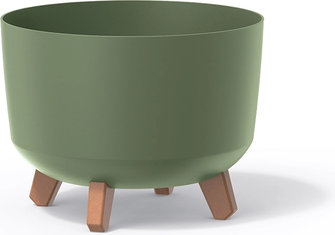 Puķu pods uz kājiņām Gracia Standard 28,5 cm – zemes zaļš