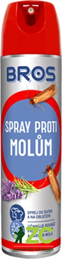 Sprejs pret drēbju kodēm ar lavandas aromātu 150 ml BROS