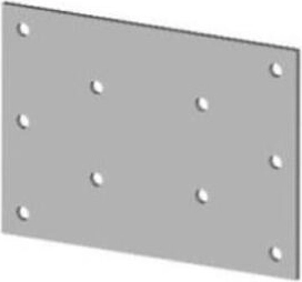 Connector plate 30 × 70 mm galvanized steel