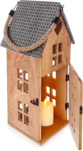 Koka LED laterna no mango koka 22 × 48 cm
