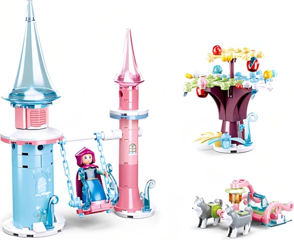 Sluban Girls' Dream Winter Fairy Tale Play Set