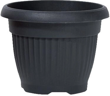 Puķupods Nova 35 cm antracīta plastmasas