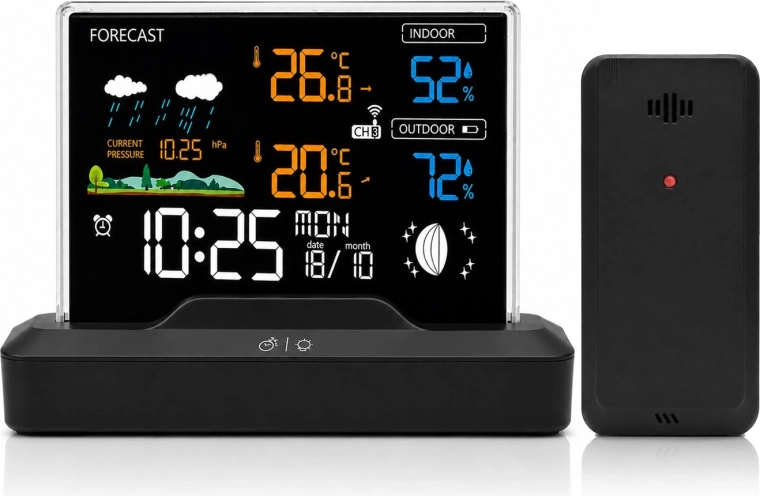 RENEW FORCE Weather Station with Wireless Outdoor Sensor