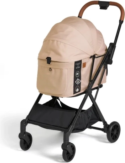 Fikago pet stroller for dogs and cats Arctic flower