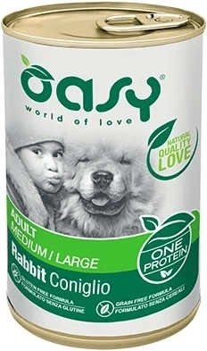 Oasy One Protein Adult Medium/Large truša pastēte suņiem 400 g