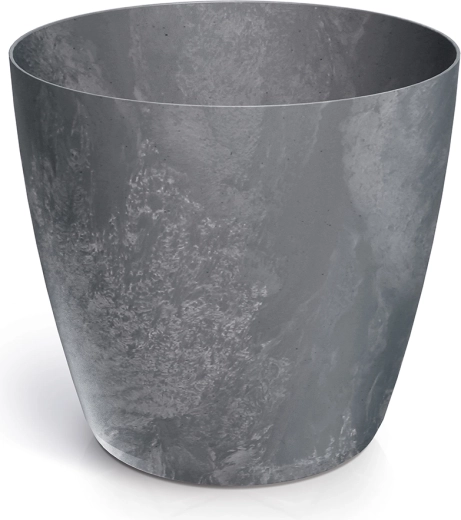 Puķu pods ar betona efektu marengo 34 cm