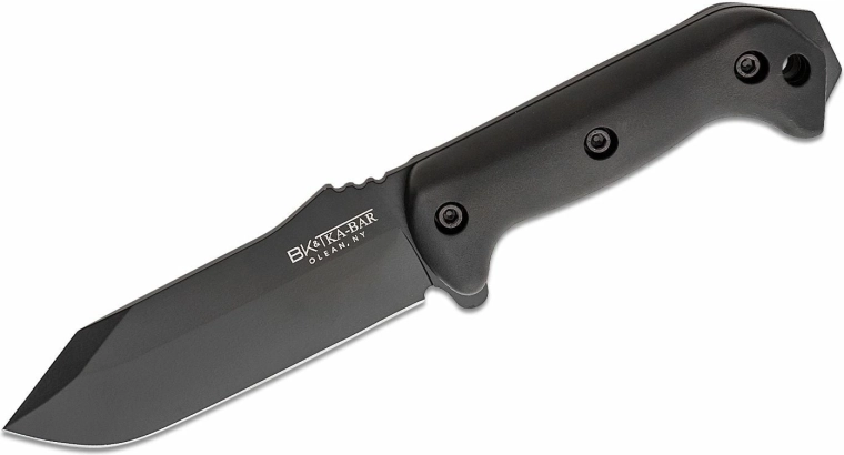 KA-BAR Becker Crewman āra (outdoor) nazis 14 cm, melns, Zytel, neilona maksts