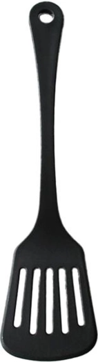 Perforēta lāpstiņa 30,8 × 8,2 cm, melna