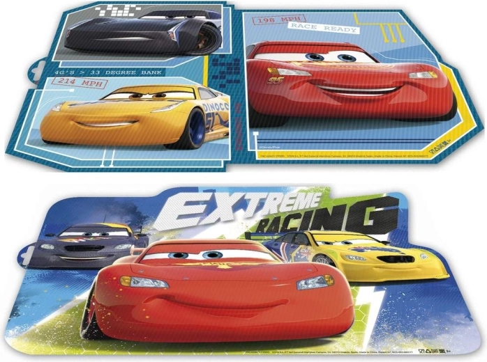 Plastmasas brokastu paliktnis CARS 43 × 29 cm