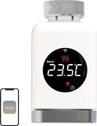 Termostatiskā galva Moes TRV 801 ar Wi‑Fi - 1 gab.