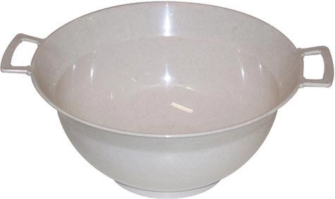 Mīklas mīcīšanas bļoda 31 cm ar rokturiem, 5 l, plastmasa, krāsu mix