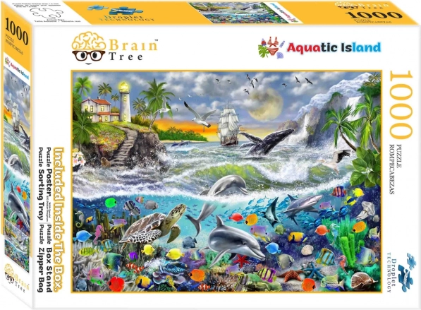 Puzzle Brain Tree Ostrovņu līcis 1000 gabaliņi