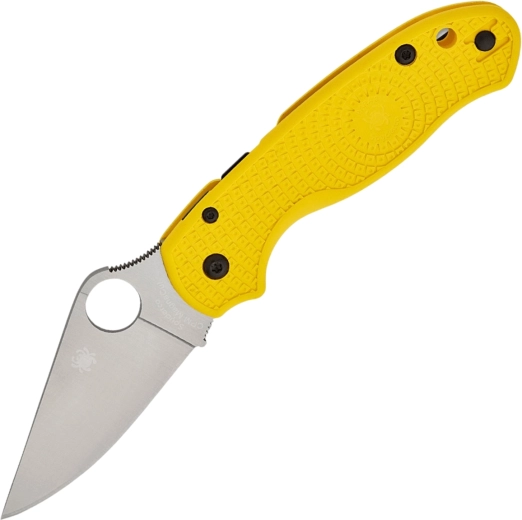 Spyderco para 3 salt viegls salokāms kabatas nazis, dzeltens