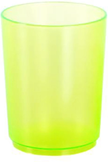Plastic toothbrush cup