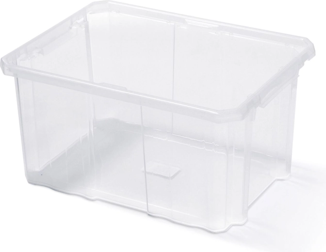 Plastmasas uzglabāšanas kaste Cargobox 400 × 300 × 200, caurspīdīga
