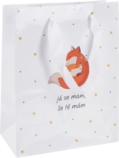 Dāvanu papīra soma “Jā se mám…” 26 × 10 × 32 cm