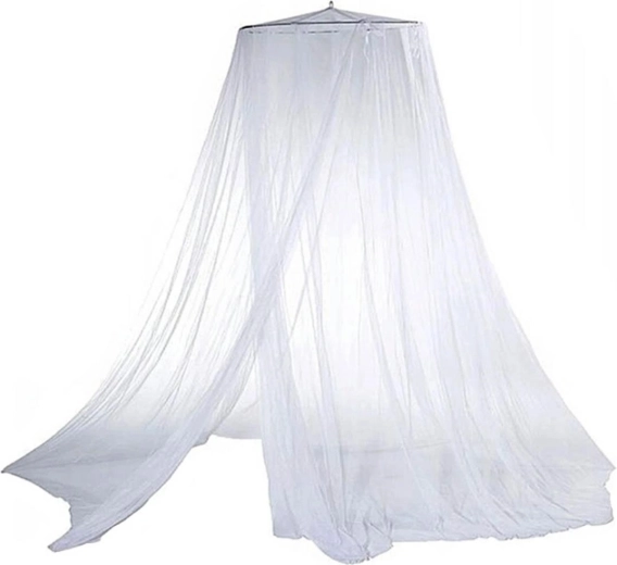 Gultas baldahīna moskītu tīkls, balts