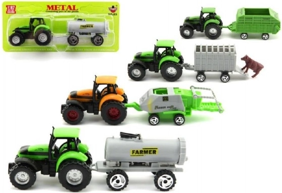 Traktors ar piekabi bērniem