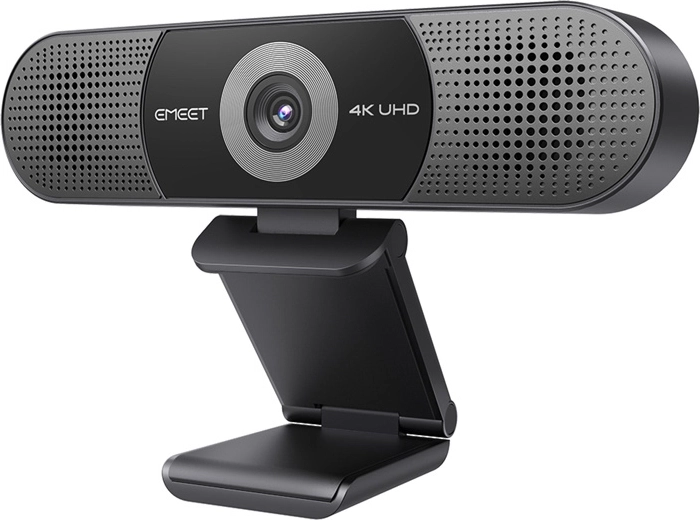 EMEET SmartCam C980 Pro 4K UHD Webcam with Microphones and Speakers