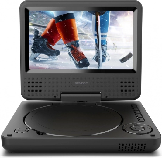 Pārnēsājams DVD atskaņotājs Sencor ar 7" grozāmu LCD, USB/SD