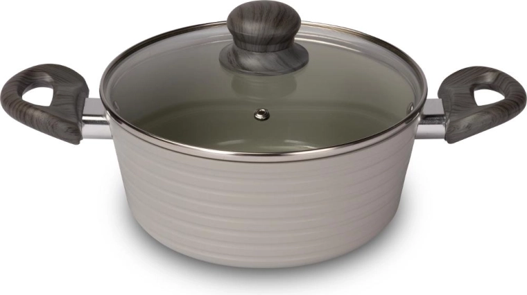 Lamart Stripe Saucepan with Lid 20 cm