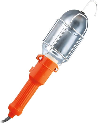 Solight montāžas lampa E27 ar metāla režģi, 5 m, oranža
