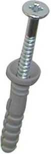 Iesitāmā dībele NH 6 × 80 mm, plakana galva (50 gab.)