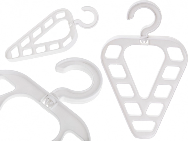 Daudzfunkcionāls skapis organizētājs ar 9 atverēm, balts