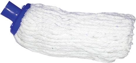Mop head with strings 100 g, fine thread, blue