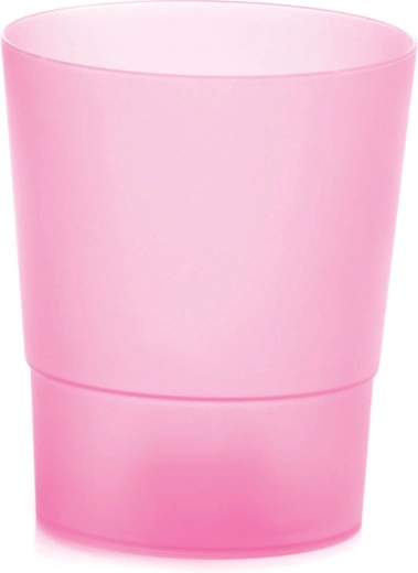 Puķu pods orhidejām COUBI ORCHID 12,5 cm – caurspīdīgi rozā