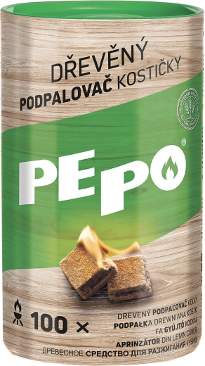 Koka aizdedzināšanas kubiņi PE-PO, 100 gab.