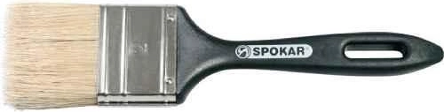 Flat paintbrush 1.5″ with plastic handle and Chinese bristles