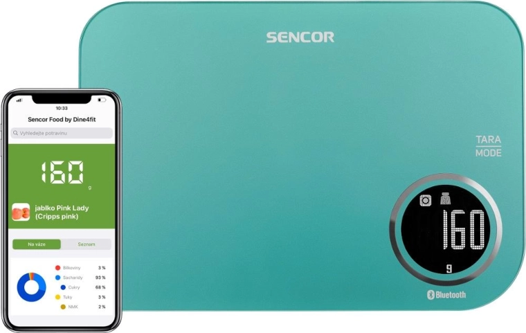 Sencor Smart Kitchen Scale SKS 7071GR