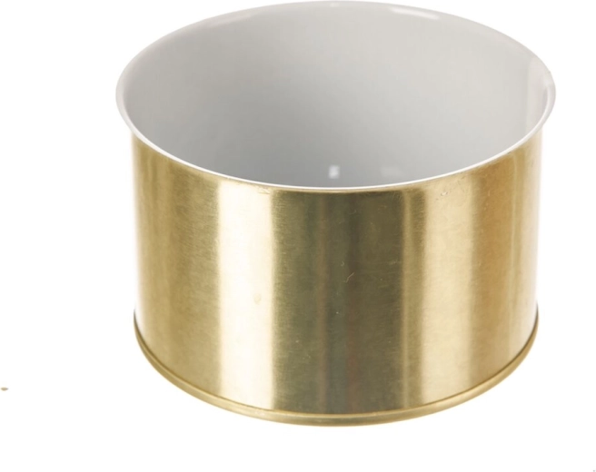 Tin-plated canning tin for approx. 0.5 kg of contents