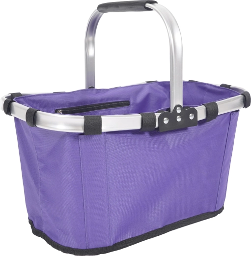 Salokāms ovāls iepirkumu grozs 43 × 28 × 23 cm – violets