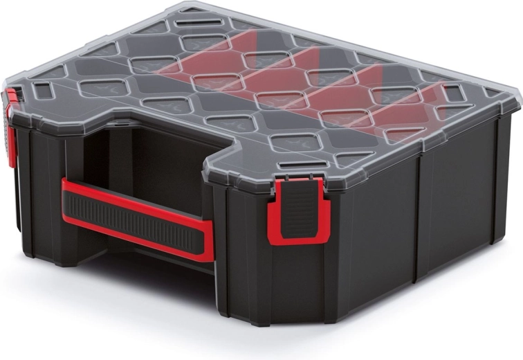 Augsts organizators ar nodalītājiem 284 × 243 × 105 mm