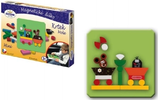 Detoa magnētiskie gabaliņi Kurmis mini